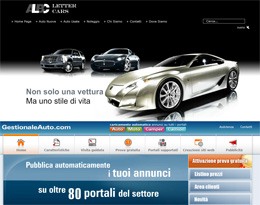 Gestionale Auto integration within Letter Cars Movable Type Website
