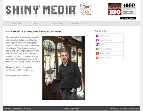 Shiny Media.com Chris Price