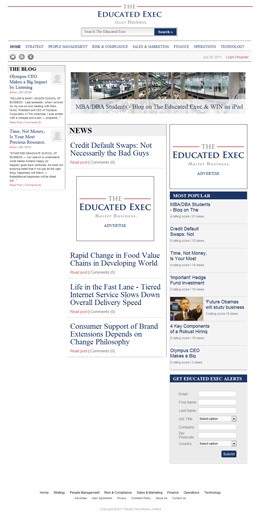 The Educated Exec Community Website